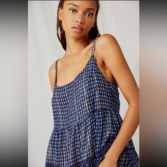 Free People Midnight Dance Print Maxi NWT - Picture 3 of 5